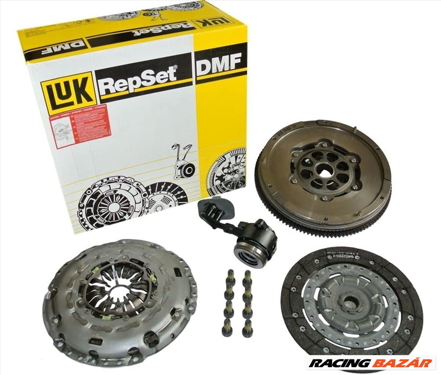 Ford Focus Mk2, Focus C-Max 2.0 TDCi 136 LE kettős tömegű lendkerék és kuplung szett LUK 600005300 1. kép