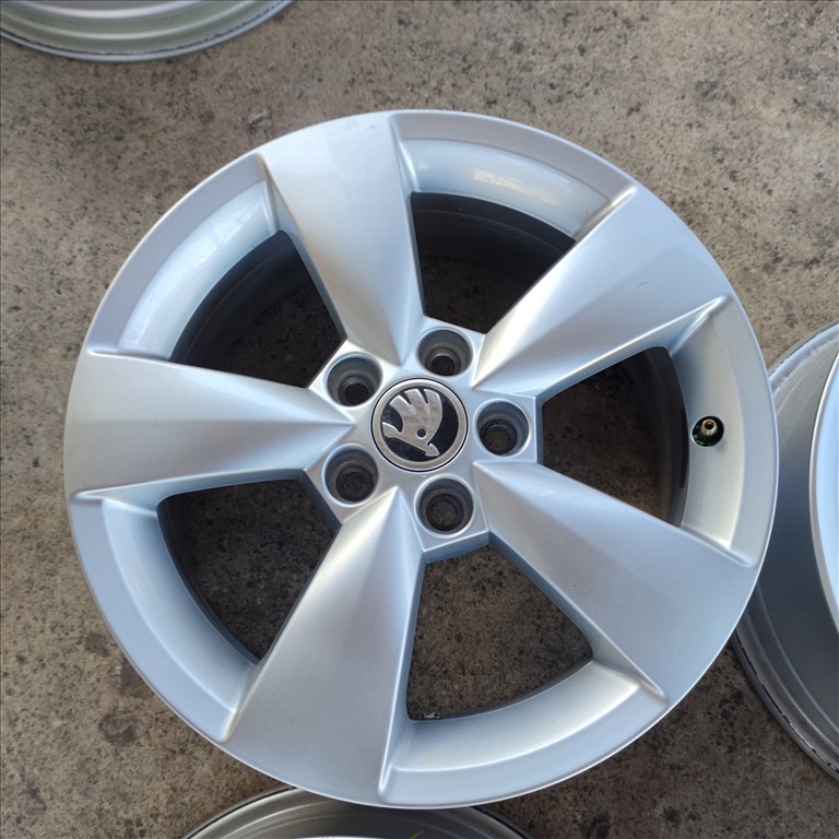 5x100 15 Gyári Skoda alufelni 90000ft a 4db/267/ 1. kép