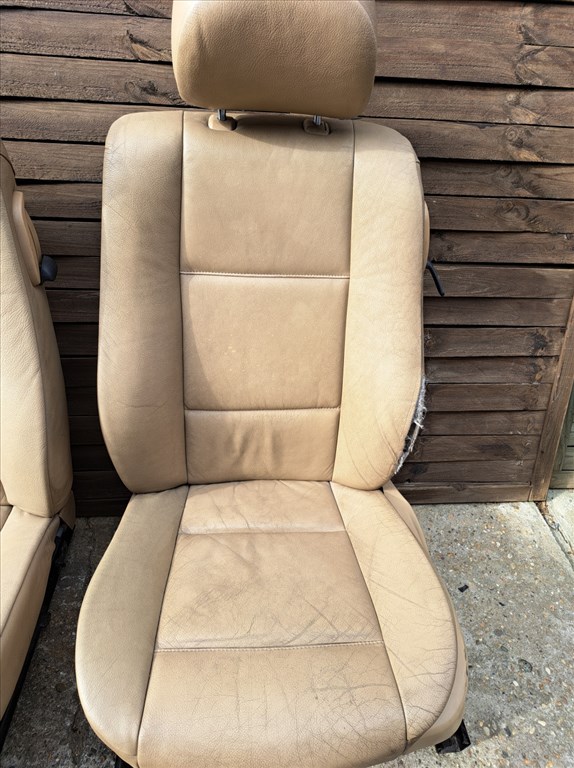 BMW E46 coupe bézs motoros memóriás bõr ülés bõrbelsõ ülés ülésszett belsõ - foglalkozás 3. kép