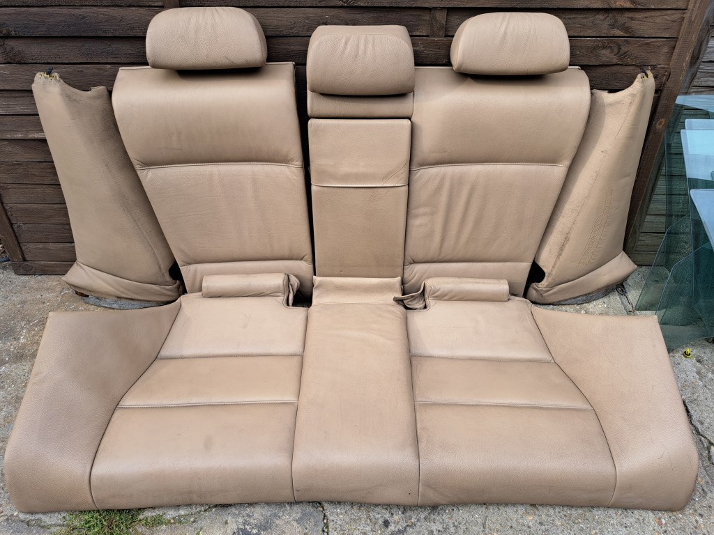 BMW E46 coupe bézs motoros memóriás bõr ülés bõrbelsõ ülés ülésszett belsõ - foglalkozás 7. kép