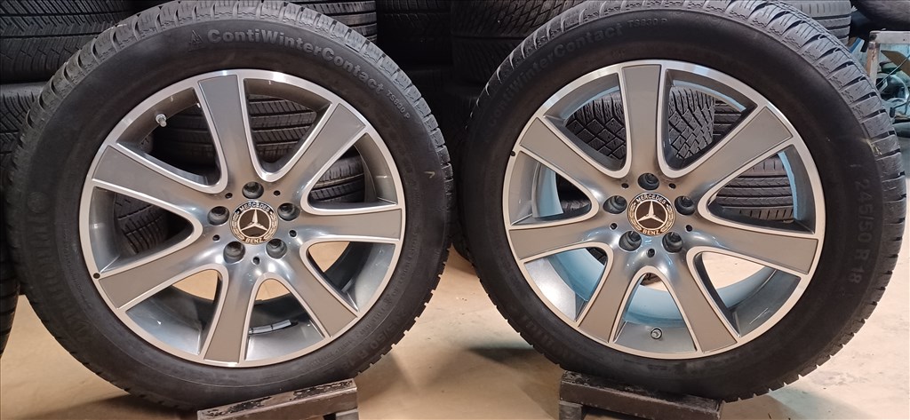 Mercedes W222 S klasse 5x112 8x18 245/50 R18 téli gumikkal 4db.8mm 5. kép