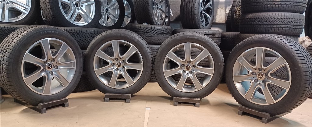 Mercedes W222 S klasse 5x112 8x18 245/50 R18 téli gumikkal 4db.8mm 6. kép