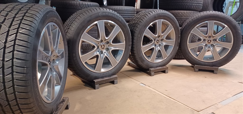 Mercedes W222 S klasse 5x112 8x18 245/50 R18 téli gumikkal 4db.8mm 7. kép