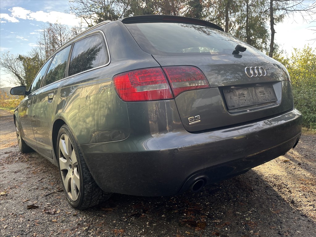 Audi A6 (C6 - 4F) S line hátsó lökhárító LX7Z 2. kép