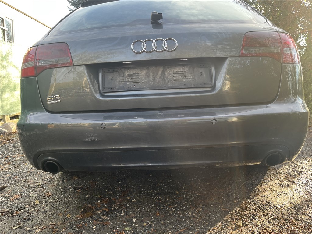 Audi A6 (C6 - 4F) S line hátsó lökhárító LX7Z 3. kép