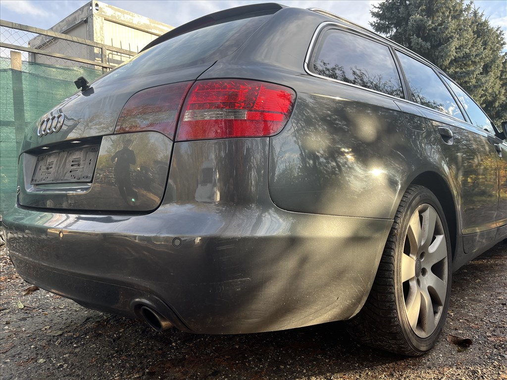 Audi A6 (C6 - 4F) S line hátsó lökhárító LX7Z 4. kép