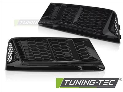 AUDI A4 B9 (15-19) FÉNYES FEKETE Tuning-Tec Lökhárító rács