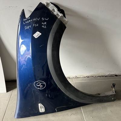 Dacia Sandero II, Dacia Logan II kék sárvédő első jobb oldal KICSIT KARCOS