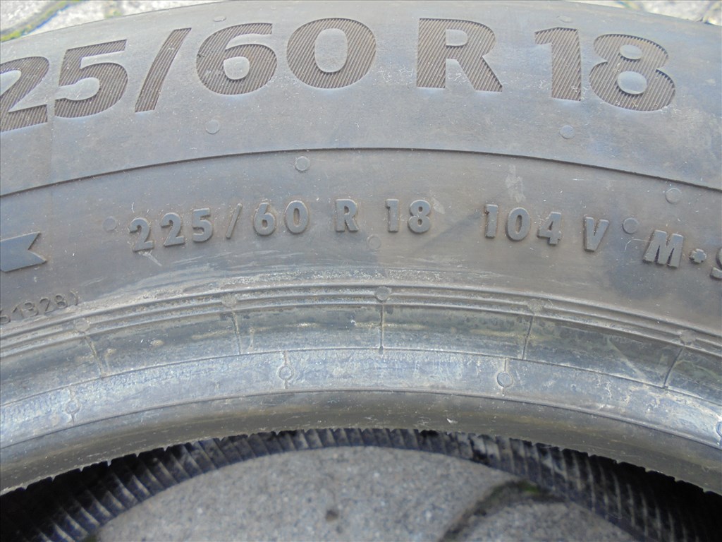  Új" 225/60 R 18" 2024-es Continental téli gumi pár eladó 4. kép