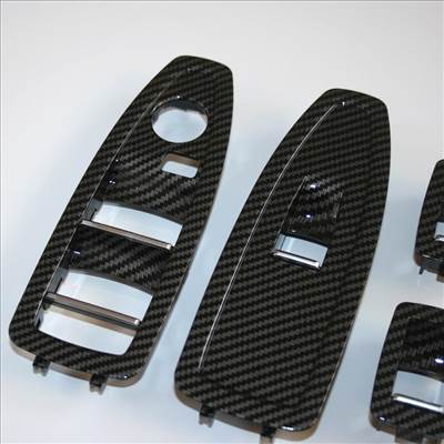 BMW ablakemelő kapcsoló keret készlet - Bmw F20 F30 F31 F34 F35 F36 carbon mintás