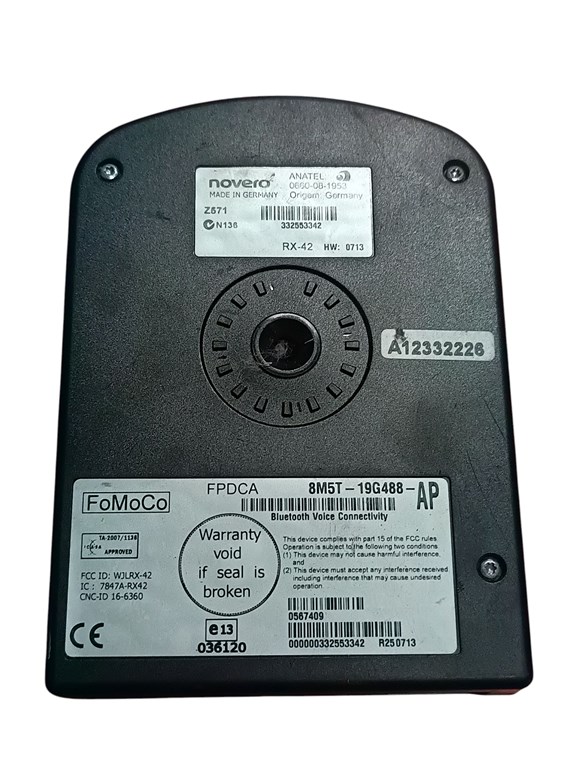 Ford Focus Mk3, Ford Fiesta Mk6, Ford C-Max Mk2,  Mondeo Mk4, C-Max Mk1 Bluetooth 8M5T-19G488-AP 1. kép