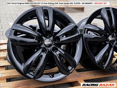 R17 5x112 Original MINI F56 F55 F57 Styling JCW Track Spoke 501 7J ET54 gyári alufelnik felnik