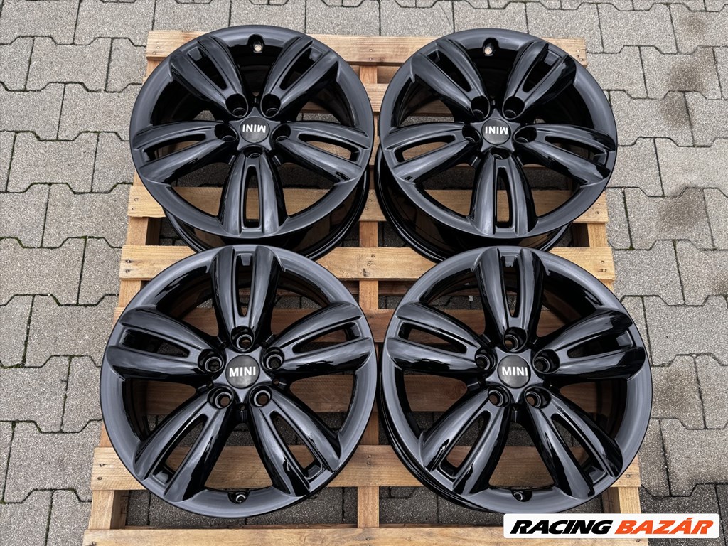 R17 5x112 Original MINI F56 F55 F57 Styling JCW Track Spoke 501 7J ET54 gyári alufelnik felnik 2. kép
