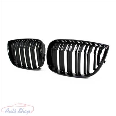 BMW E81 E87 M4 Style Fényes fekete hűtőrács vese 2004-2007