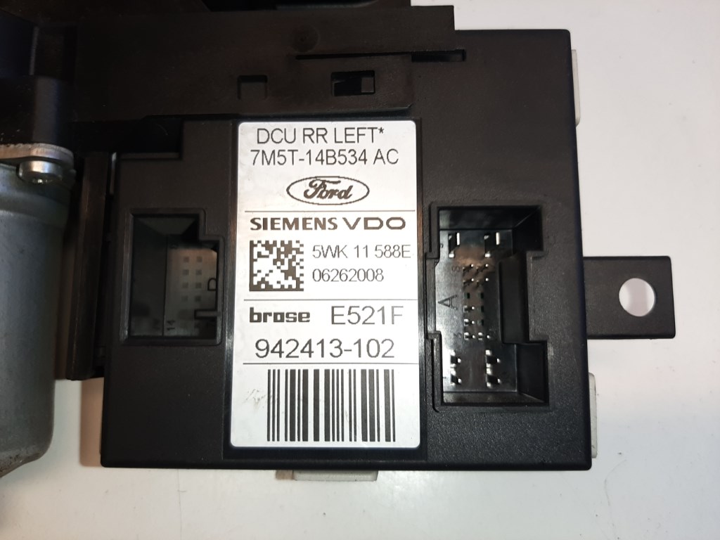 Ford Focus C-max bal hátsó ablakemelõ motor 7M5T14B534AC 4. kép