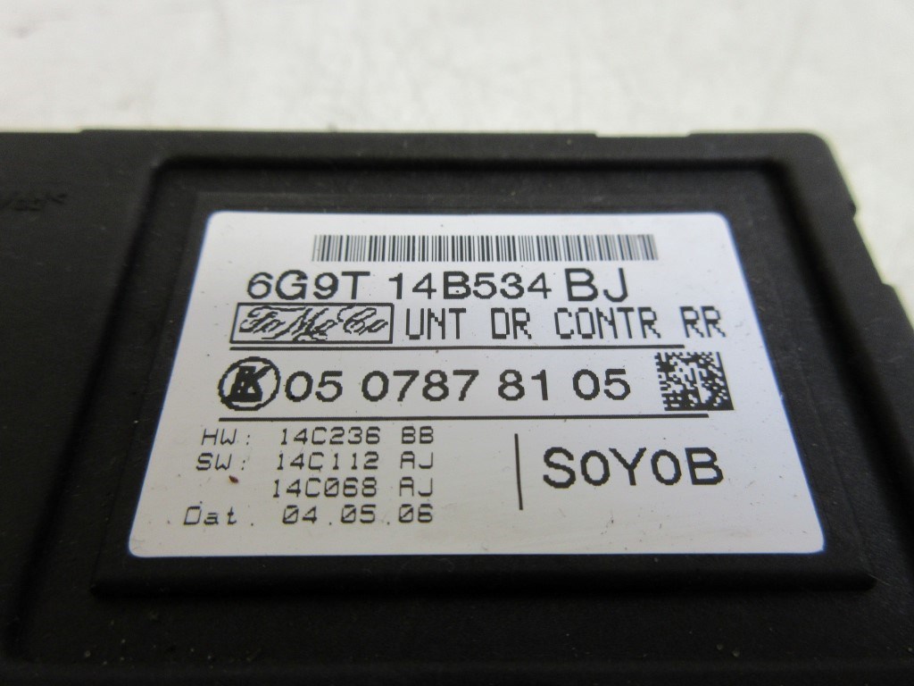 Ford S-max bal hátsó ajtó elektronika 6G9T14B534BJ 2. kép