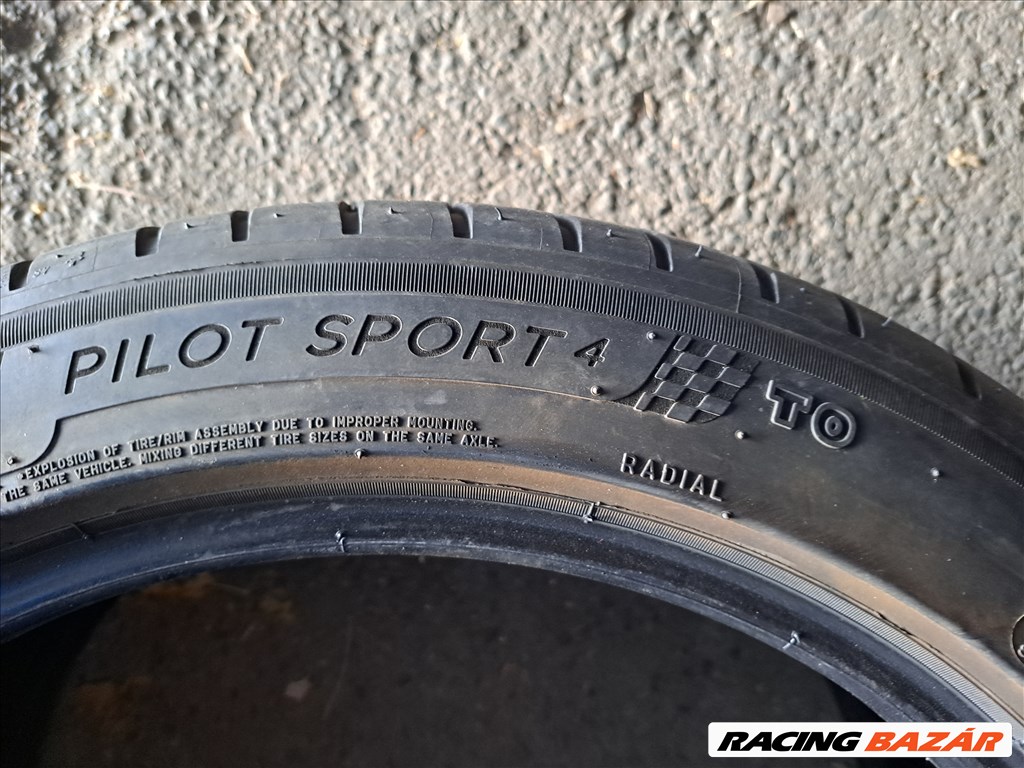 2db 235/45 R18 Michelin Pilot Sport 4 (peremvédős) Nyári gumi eladó! (Zajcsökkentő betéttel)  5. kép