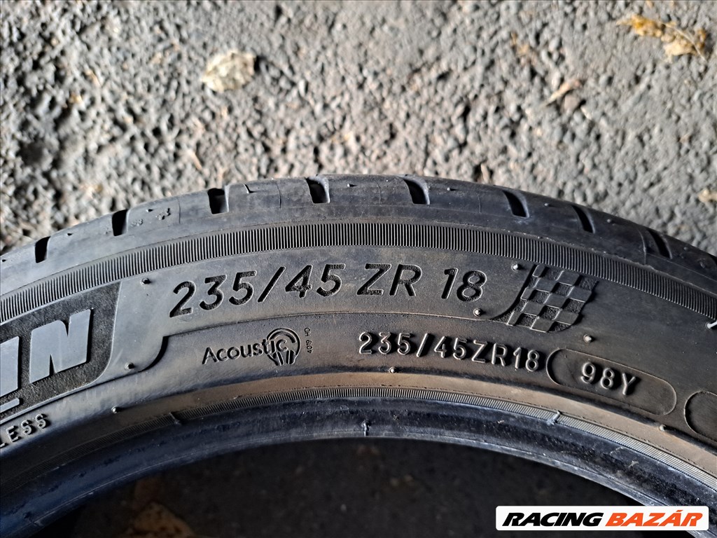 2db 235/45 R18 Michelin Pilot Sport 4 (peremvédős) Nyári gumi eladó! (Zajcsökkentő betéttel)  6. kép