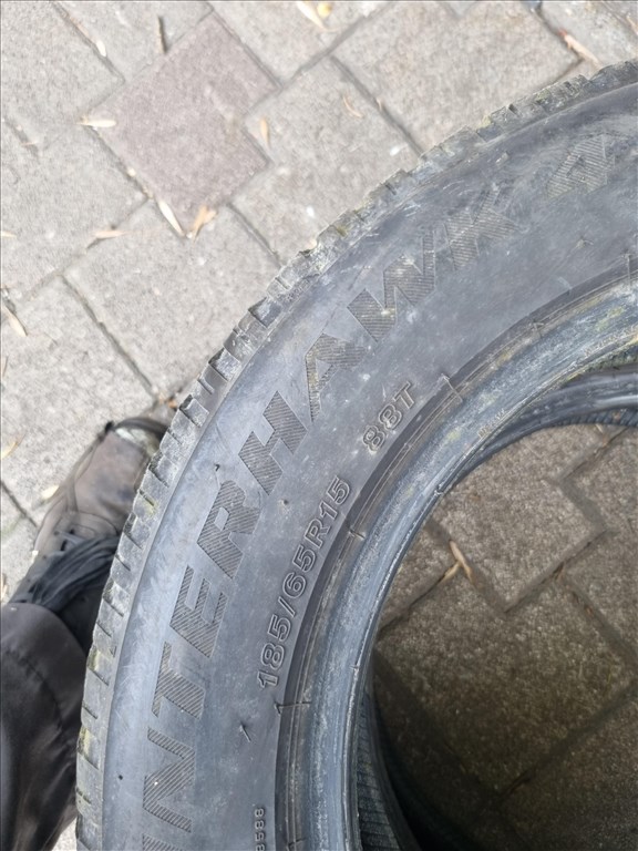  185/6515" újszerű Firestone Winterhawk 4 téli gumi 2db  6. kép