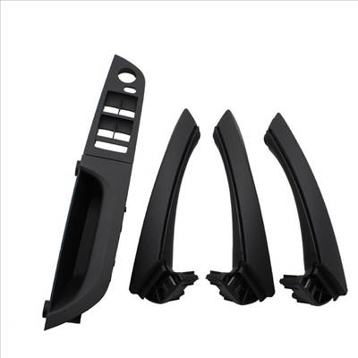 BMW E90 / E91 ajtóbehúzó + kapcsoló konzol Szett Fekete