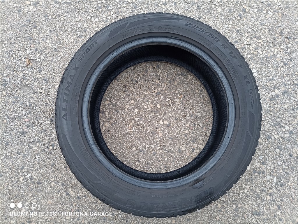 225/50 R17" General használt nyári garnitúra 3. kép