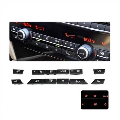 BMW F01 F06 F07 F10 F15 F16 klímapanel gombsor 12 db-os