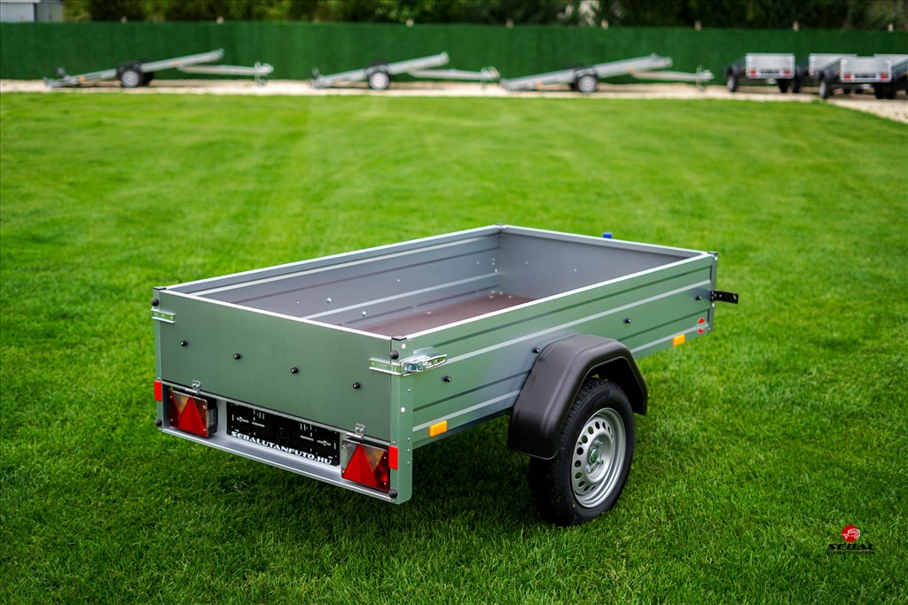 Új német Stema Opti 750 kg-os (2x1m) utánfutó csak 339.000 Ft 3. kép