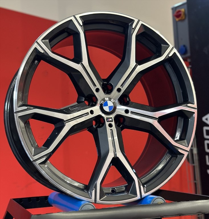 R21 5x112 Original  BMW Style M741 - 741M  X5 G05 X6 G06 kétszéles gyári alufelnik 2. kép