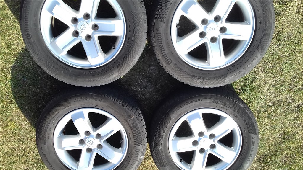 5x114.3 osztású 6,5J 16" (gyári felni) alufelni Kia Hyundai Mitsubishi Mazda Toyota stb. 1. kép