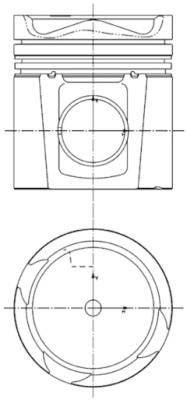 dugattyú KOLBENSCHMIDT 99985600 for DAF