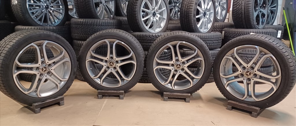 Mercedes W218 CLS 5x112 8,5x18 255/40 R18 téli gumikkal 4db 6. kép