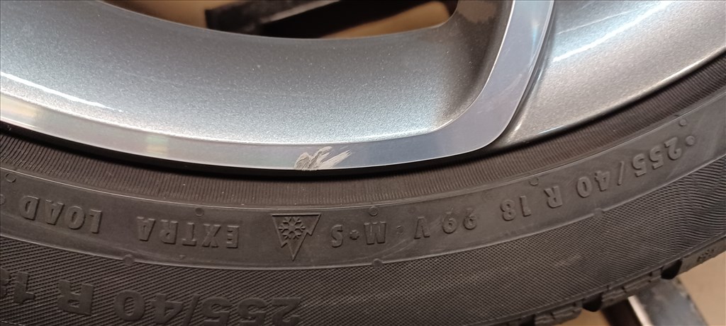 Mercedes W218 CLS 5x112 8,5x18 255/40 R18 téli gumikkal 4db 10. kép