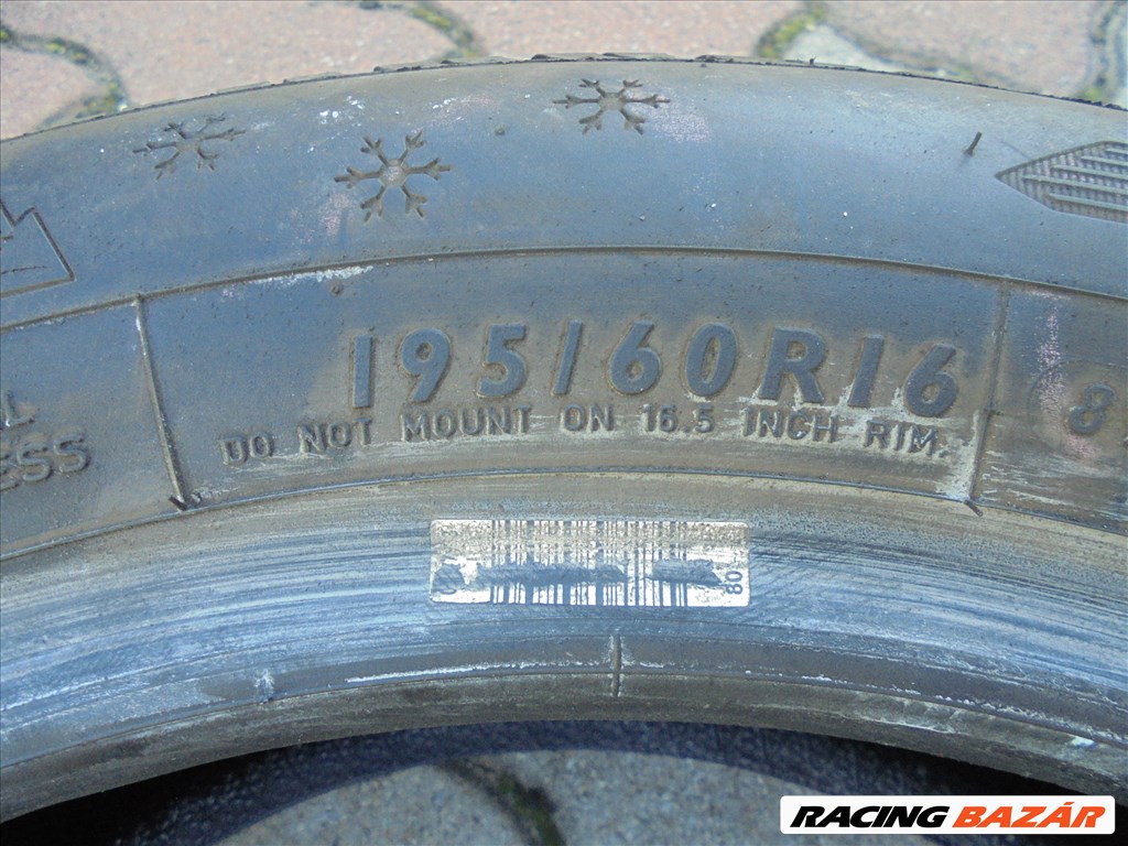 195/60 R 16-os 2023-as Dunlop téli gumi szinte új eladó 5. kép