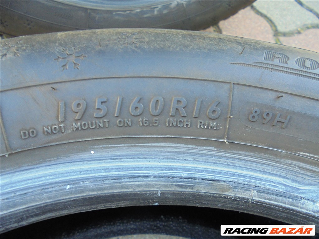 195/60 R 16-os 2023-as Dunlop téli gumi szinte új eladó 6. kép