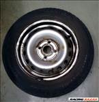  4x100 lyukosztású 14" használt lemezfelni, rajta 165/70 használt Barum nyári gumi 