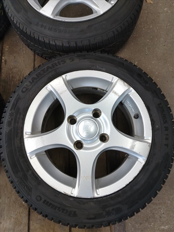  Swift I/Laguna I/Mitsubishi Lancer 14" alufelni, 175/65r14 Barum négyévszakos gumi(külön is) 2. kép