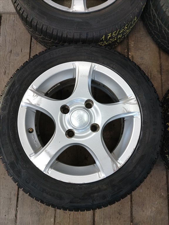  Swift I/Laguna I/Mitsubishi Lancer 14" alufelni, 175/65r14 Barum négyévszakos gumi(külön is) 3. kép