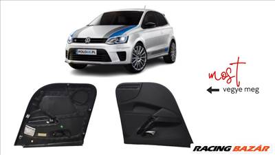 Volkswagen Polo VI bal hátsó ajtókárpit  6r6867211
