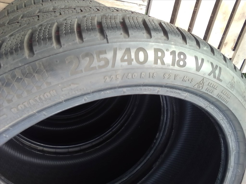  225/40R18 Continental újszerű téli gumi  5. kép
