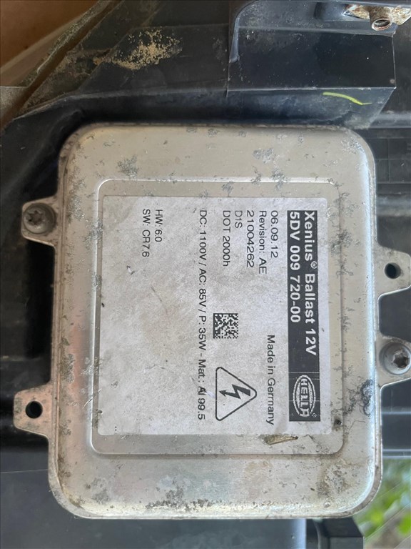 Opel Astra J XENON trafó 5DV009720 00 , AE22014831 ! Gyári HELLA ! 2. kép