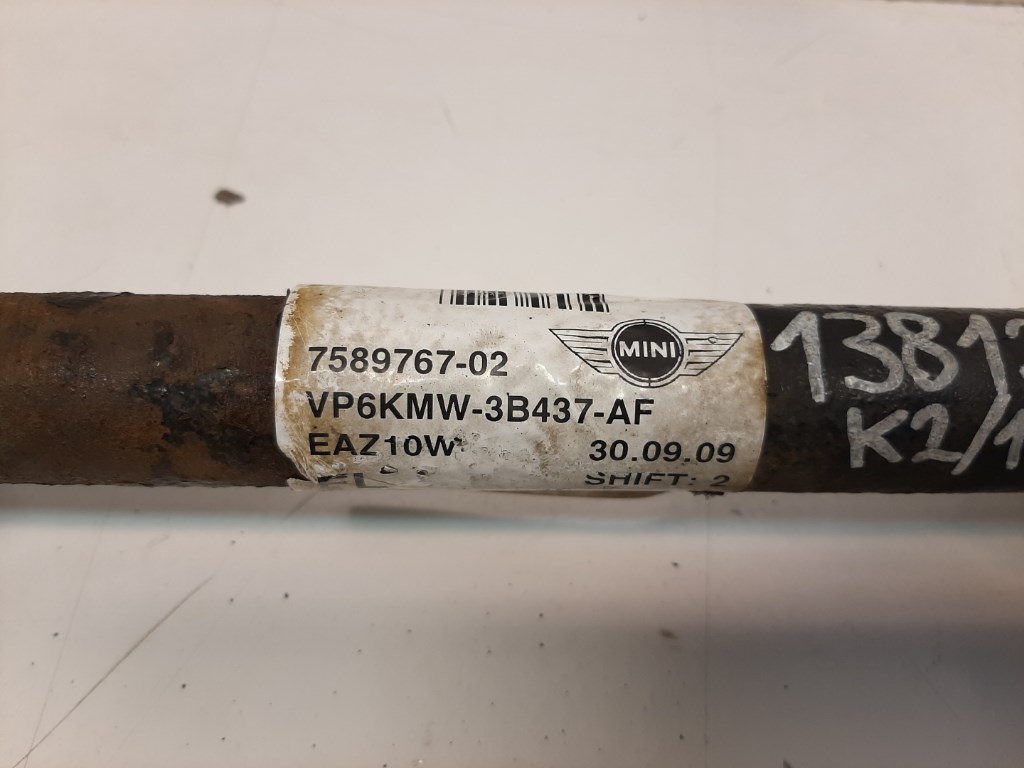 Mini cooper (R56) bal elsõ féltengely 7589767 2. kép