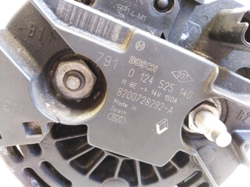 Nissan Qashqai (J10) generátor 8200728292A 0124525140 5. kép