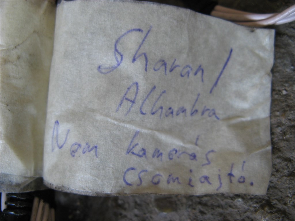 Volkswagen Sharan II, Seat Alhambra II csomagtérajtó vezetékköteg eladó 3. kép