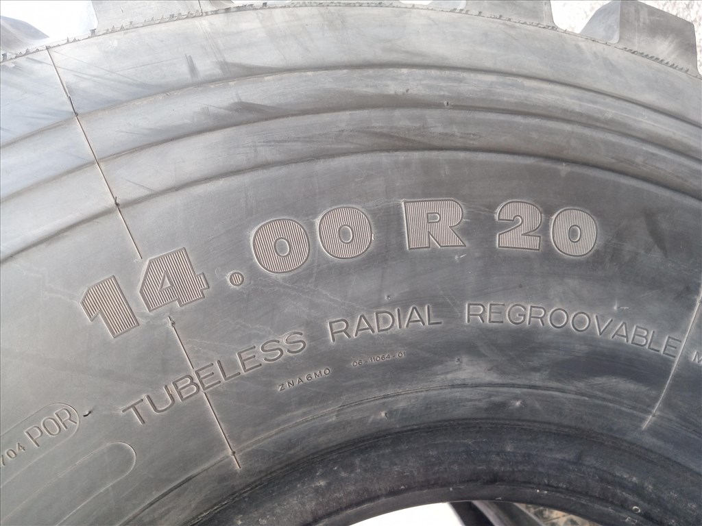 14.00 R20 használt Michelin XZL 14 r20 14.00x20 14,00r20 7. kép