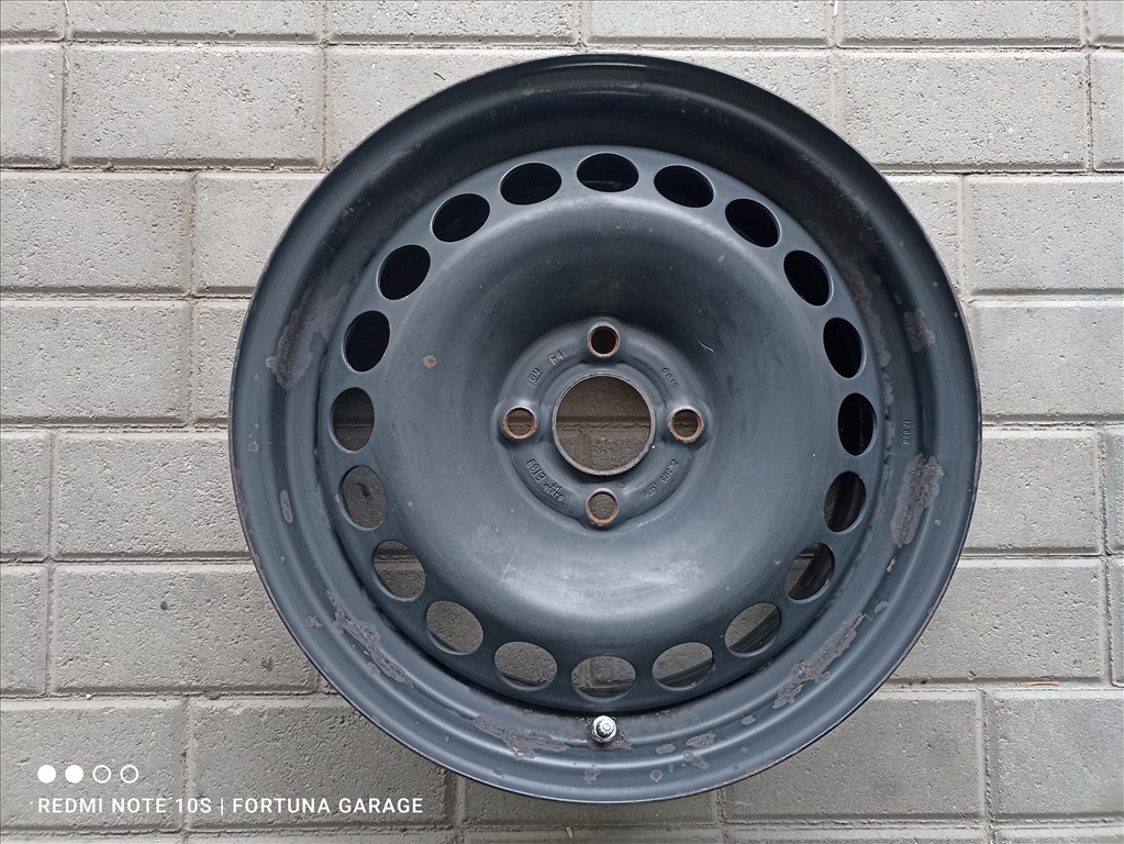 4x100 15" Opel használt lemezfelni garnitúra+TPMS (645) 3. kép