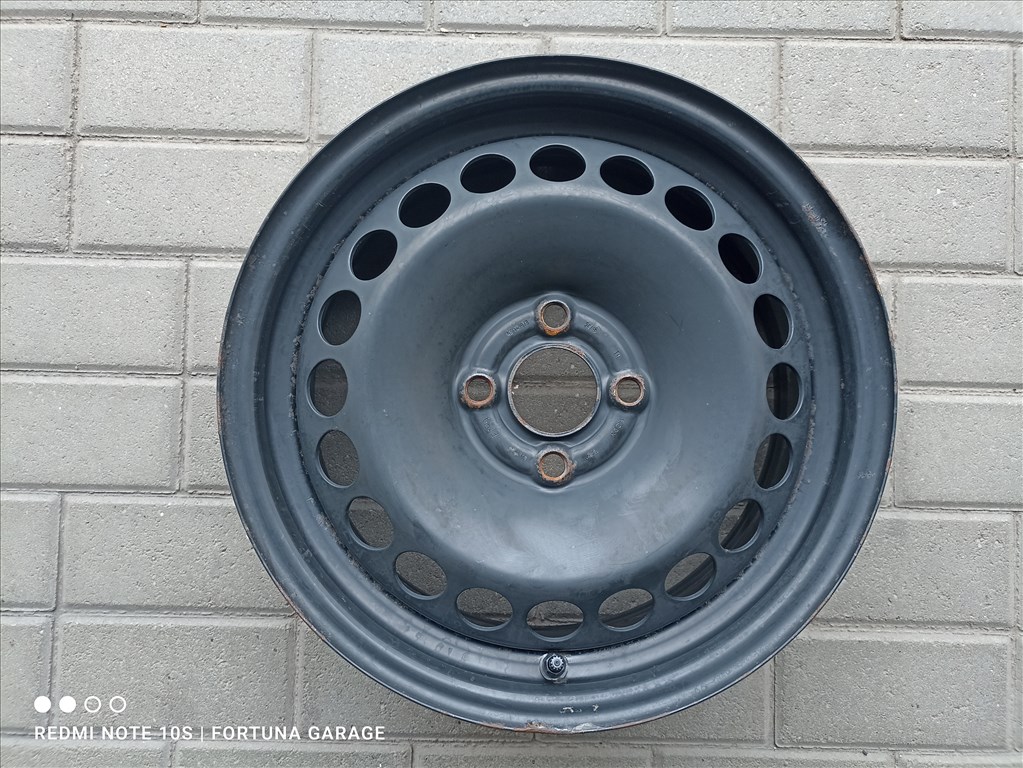 4x100 15" Opel használt lemezfelni garnitúra+TPMS (645) 5. kép