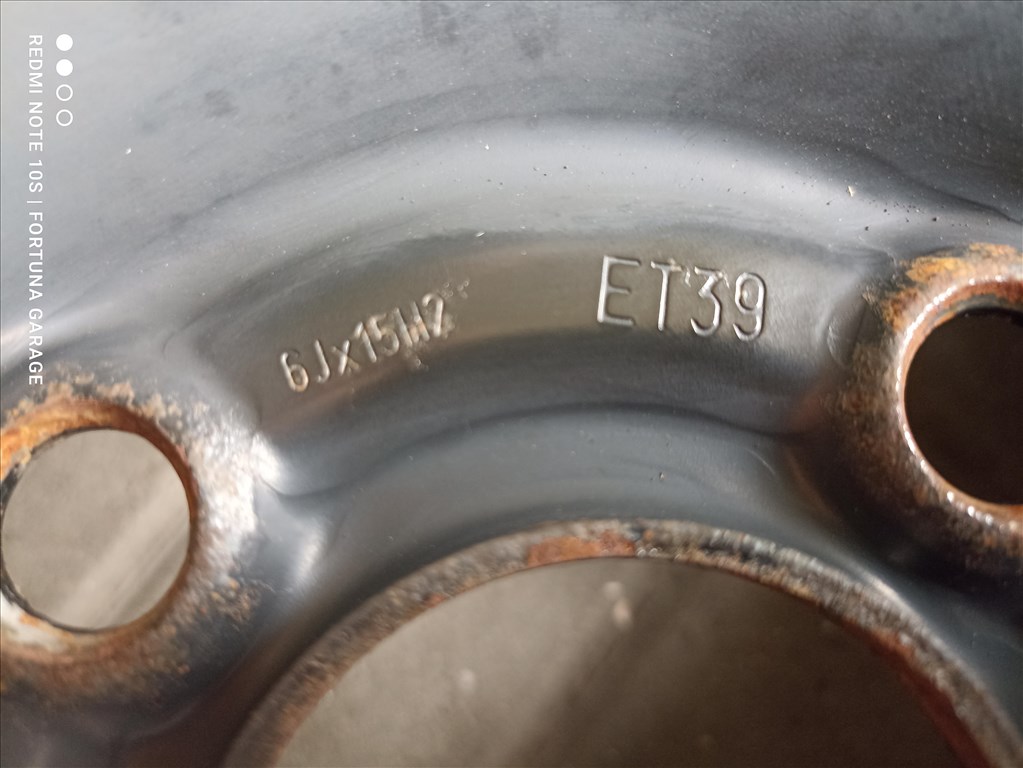 4x100 15" Opel használt lemezfelni garnitúra+TPMS (645) 7. kép