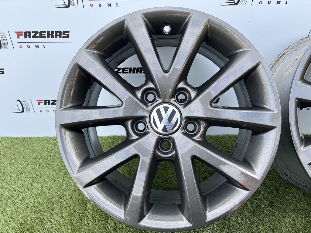 5x112 16" Volkswagen gyári alufelni 6,5Jx16h2 ET50 5. kép