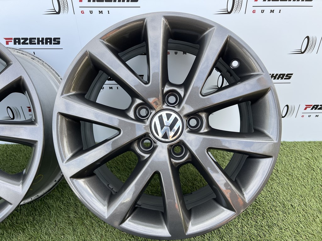 5x112 16" Volkswagen gyári alufelni 6,5Jx16h2 ET50 6. kép