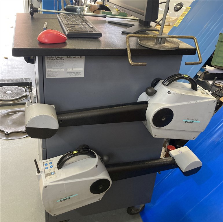 Beissbarth ML5000 4 fejes rádiós futóműállító 2025 adatbázis, teljes felszereléssel 3. kép